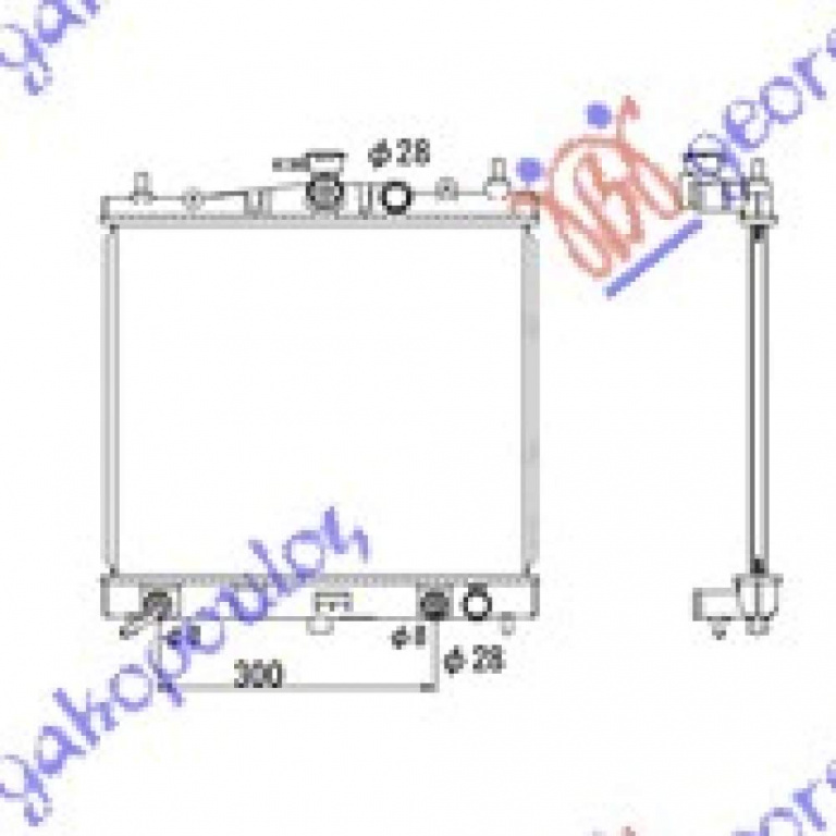 Radiator Ac/ - Renault Modus 2005 , 8200221498