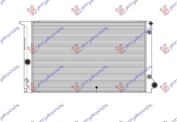 RADIATOR ADITIONAL APA 1.8 HYBRID BNZ (600X76X22) - F2, TOYOTA, TOYOTA AURIS 15-19, 830206350