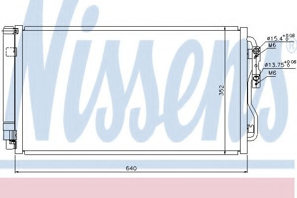 Radiator aer conditionat BMW Seria 4 Gran Coupe (F36) (2014 - 2016) NISSENS 940236