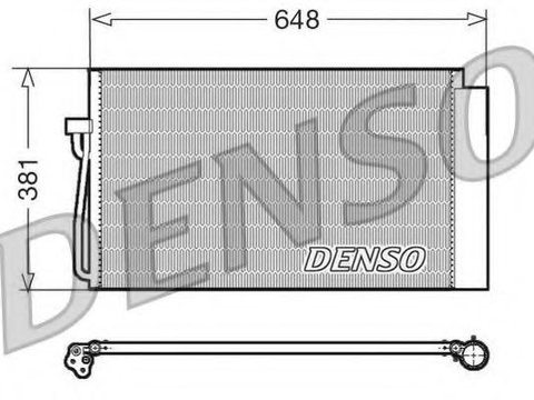 Radiator aer conditionat BMW Seria 6 (E63) (2004 - 2010) MTR 12133763