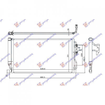 RADIATOR AER CONDITIONAT BMW SERIE 3 F30 2011->