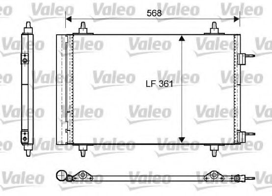 Radiator aer conditionat CITROËN BERLINGO (B9) (2008 - 2016) VALEO 818170