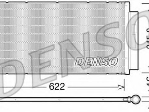 Radiator aer conditionat FIAT 500L (199_) (2012 - 2016) DENSO DCN09044