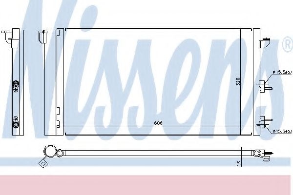 Radiator aer conditionat FIAT PANDA (169) (2003 - 