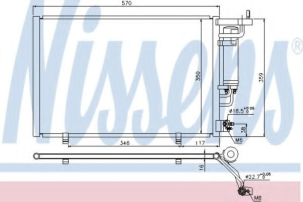 Radiator aer conditionat FORD B-MAX (JK) (2012 - 2