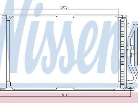 Radiator aer conditionat FORD COURIER caroserie (JV_) (1998 - 2016) NISSENS 94277