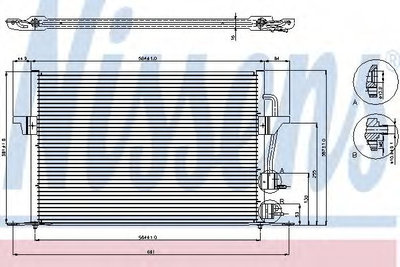 Radiator aer conditionat FORD MONDEO Mk II limuzin