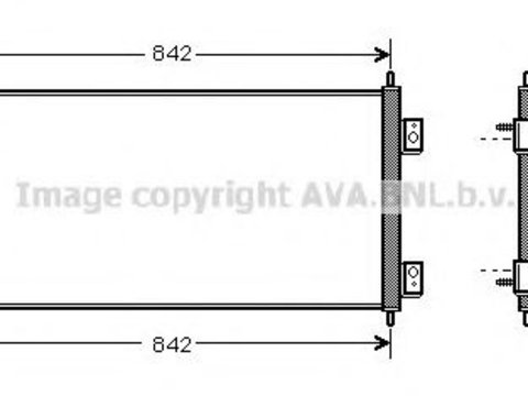 Radiator aer conditionat FORD TRANSIT Van (FA_ _) (2000 - 2006) AVA QUALITY COOLING FD5303
