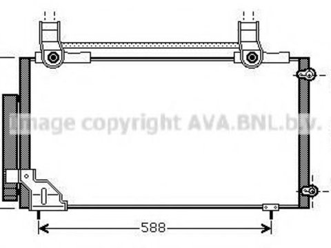 Radiator aer conditionat HONDA STREAM (RN) (2001 - 2016) AVA QUALITY COOLING HDA5186D