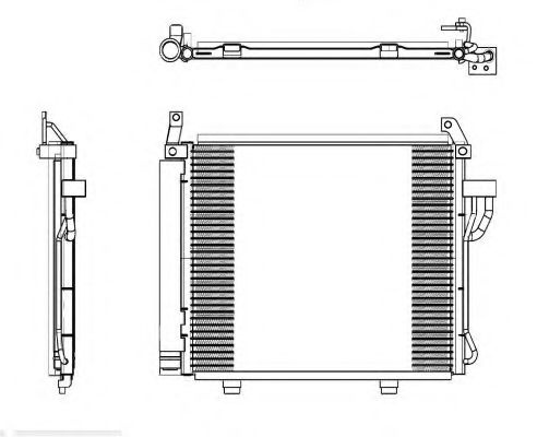 Radiator aer conditionat HYUNDAI i10 (PA) (2007 - 