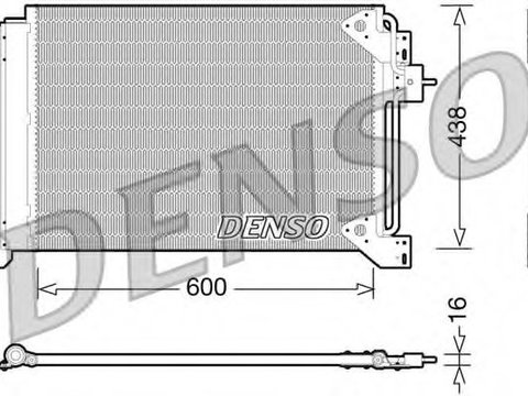 Radiator aer conditionat IVECO Stralis (2002 - 2016) DENSO DCN12004