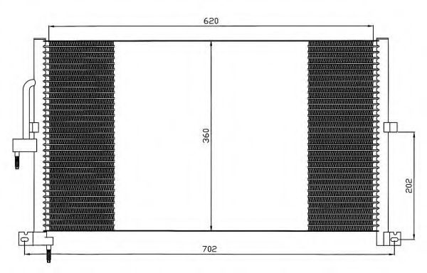 Radiator aer conditionat JAGUAR X-TYPE (CF1) (2001