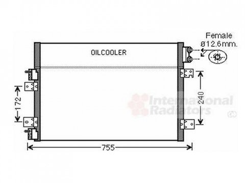 RADIATOR AER CONDITIONAT JEEP COMPASS 2006->2011 Radiator aer conditionat benzina/ diesel (63,5x42,2x1,6) PIESA NOUA ANI 2006 2007 2008 2009 2010 2011