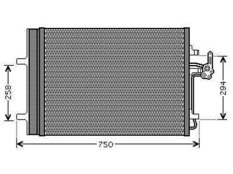 RADIATOR AER CONDITIONAT LAND ROVER DISCOVERY 2014-> Radiator aer conditionat benzina/ diesel (59x47x1,6) PIESA NOUA ANI 2014 2015 2016 2017 2018