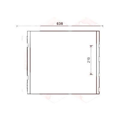 Radiator aer conditionat NISSAN JUKE F15 2010->2018 pentru 1.5 dCi, perioada 2010 2011 2012 2013 2014 2015 PIESA NOUA grosime mm 16, diametru admisie mm 15, diametru evacuare mm 10, latime mm 406, lungime fagure mm 464,