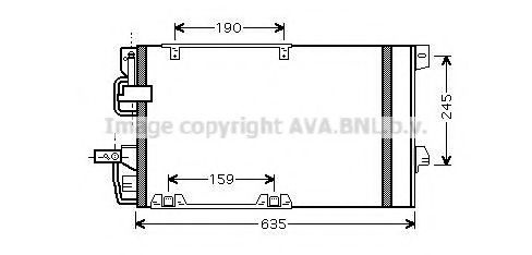 Radiator aer conditionat OPEL ASTRA G cupe (F07_) 