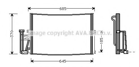 Radiator aer conditionat OPEL VECTRA B combi (31_)