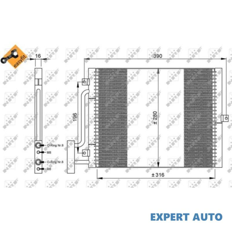 Radiator aer conditionat Porsche BOXSTER (986) 1996-2004 #2 08353001