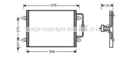 Radiator aer conditionat RENAULT MEGANE Scenic (JA