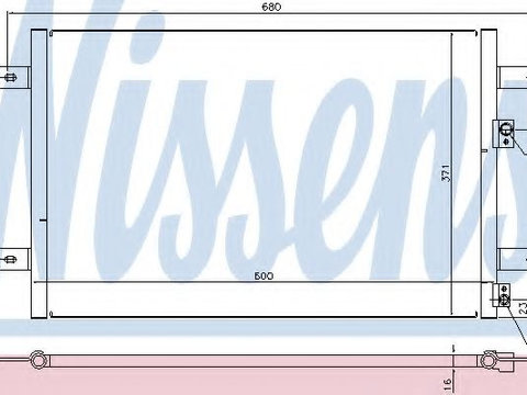 Radiator aer conditionat SEAT ALHAMBRA (7V8, 7V9) (1996 - 2010) NISSENS 94251