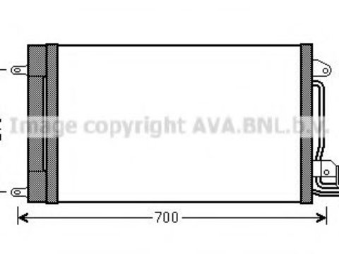 Radiator aer conditionat SEAT IBIZA V SPORTCOUPE (6J1, 6P5) (2008 - 2016) AVA QUALITY COOLING STA5038D