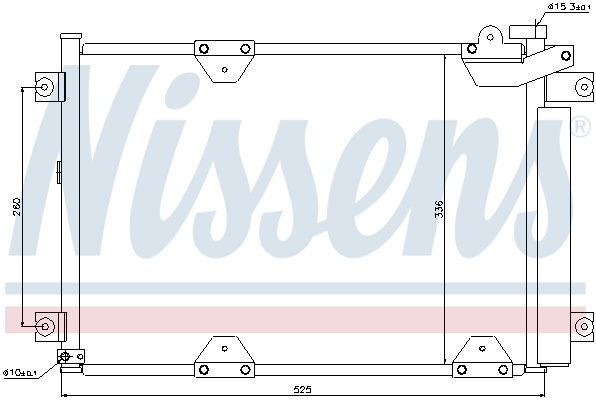 Radiator aer conditionat SUZUKI GRAND VITARA I FT GT NISSENS 94892