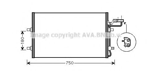 Radiator aer conditionat VOLVO S40 II (MS) (2004 -