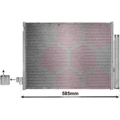 Radiator aer conditionat VOLVO S60 3 2019->, S90 2 2016-> pentru T6 Drive-E Polestar AWD, perioada 2016 2017 2018 2019 2020 2021 2022 2023 2024 PIESA NOUA grosime mm 16, dimensiuni 720 x 344 x 16 mm, latime mm 344, lungime fagure mm 720