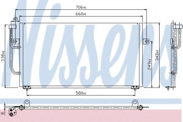 Radiator aer conditionat VOLVO V40 combi (VW) (199