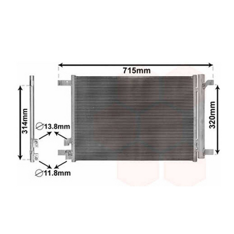 RADIATOR AER CONDITIONAT VW PASSAT B8 2014->201