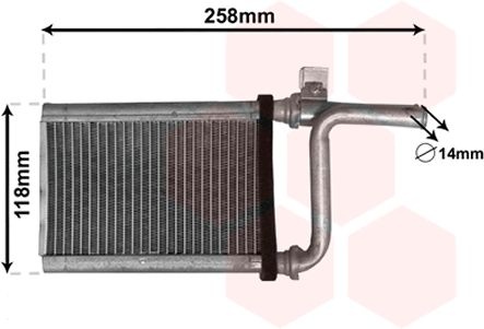 Radiator aeroterma Mitsubishi Pajero III,IV -nou