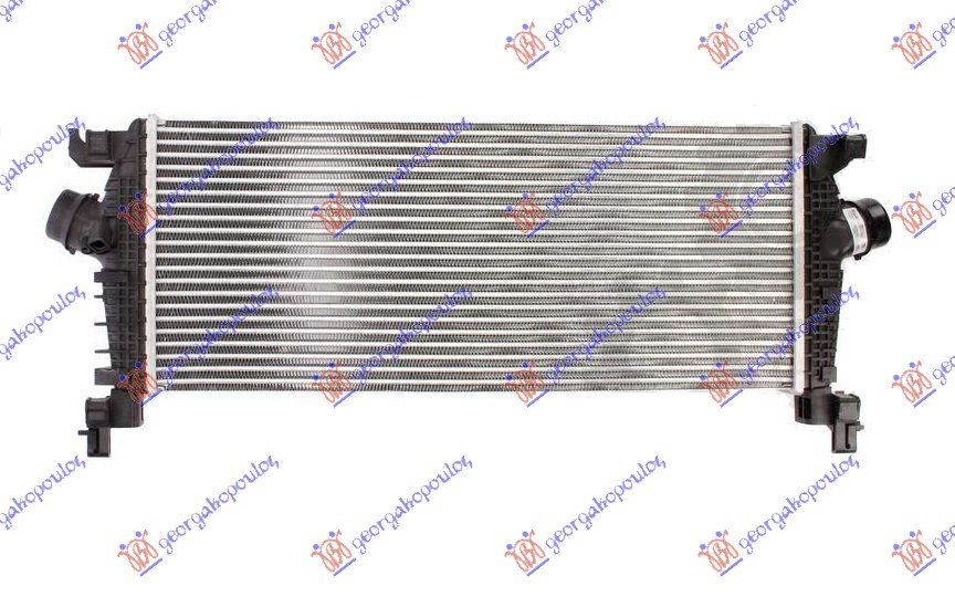 Radiator apa 1,6i-16vturbo manual (665x280) pentru