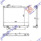RADIATOR APA 2.0 HDI (42X59X27) - SUZUKI GRAND VITARA 99-05, SUZUKI, SUZUKI GRAND VITARA 99-05, 010806320