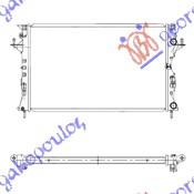RADIATOR APA 20i16VTURBO-19-22DCi -07 [69X42] - RENAULT ESPACE 03-12 RENAULT ESPACE 0 028806310 028806310 8200008765