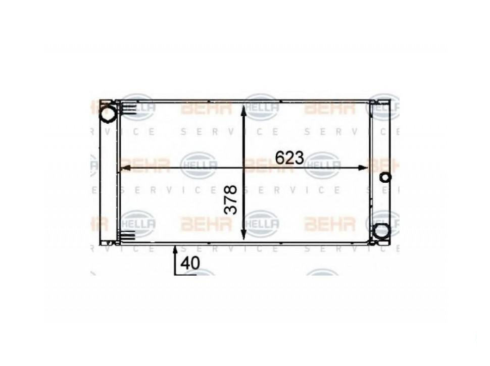 Radiator apa 7 (E65, E66, E67) 2001-2016, 5 (E60) 2003-2010