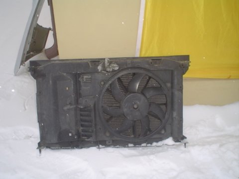 Radiator apa+ac +ventilator peugeot 307 1.6 hdi