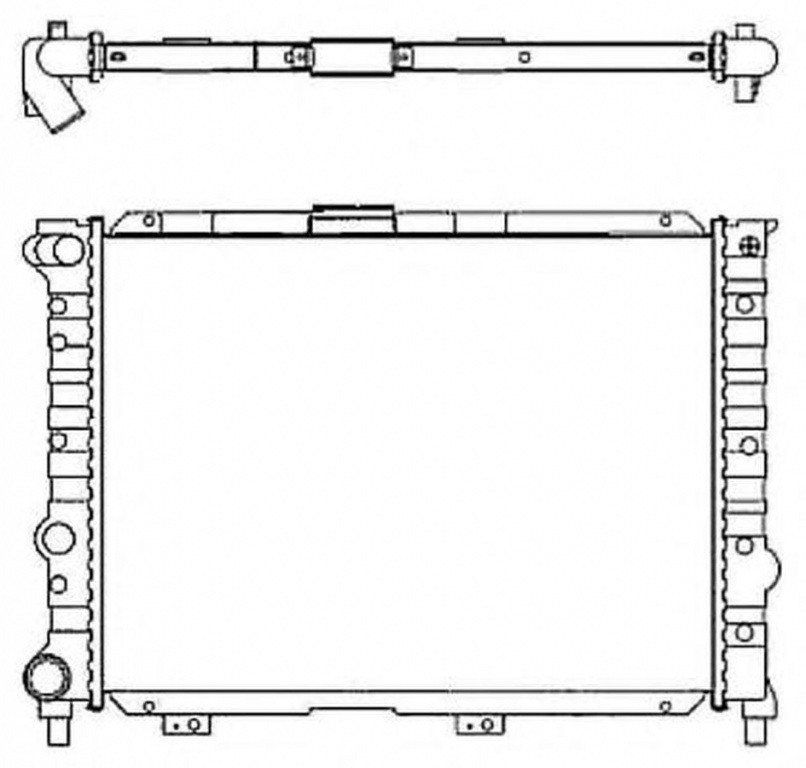 Radiator apa ALFA ROMEO 156 932 NRF 58114