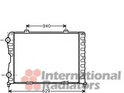 Radiator apa ALFA ROMEO SPIDER 916 916S VAN WEZEL 01002089