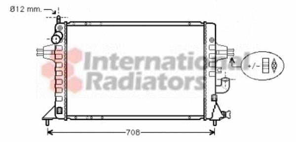 RADIATOR APA ASTRA G, DIESEL