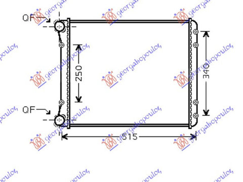 Radiator apa AUDI A2 00-05 Cod 8Z0121251D