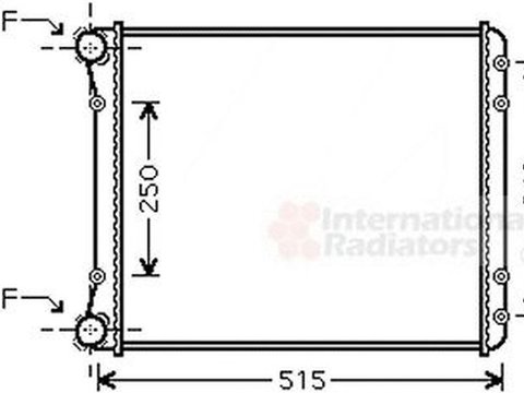 Radiator apa AUDI A2 8Z0 VAN WEZEL 03002220