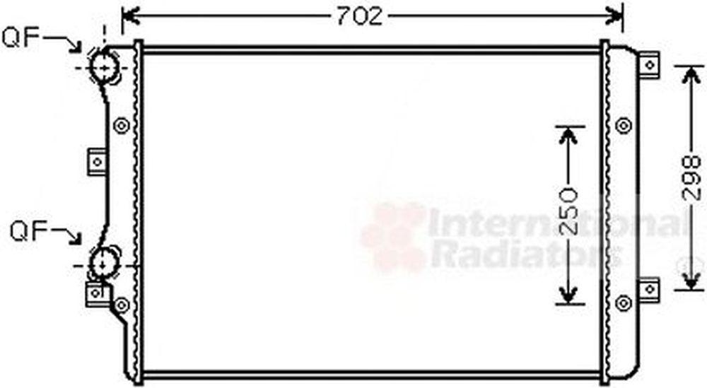 Radiator apa AUDI A3 8P1 VAN WEZEL 58002206