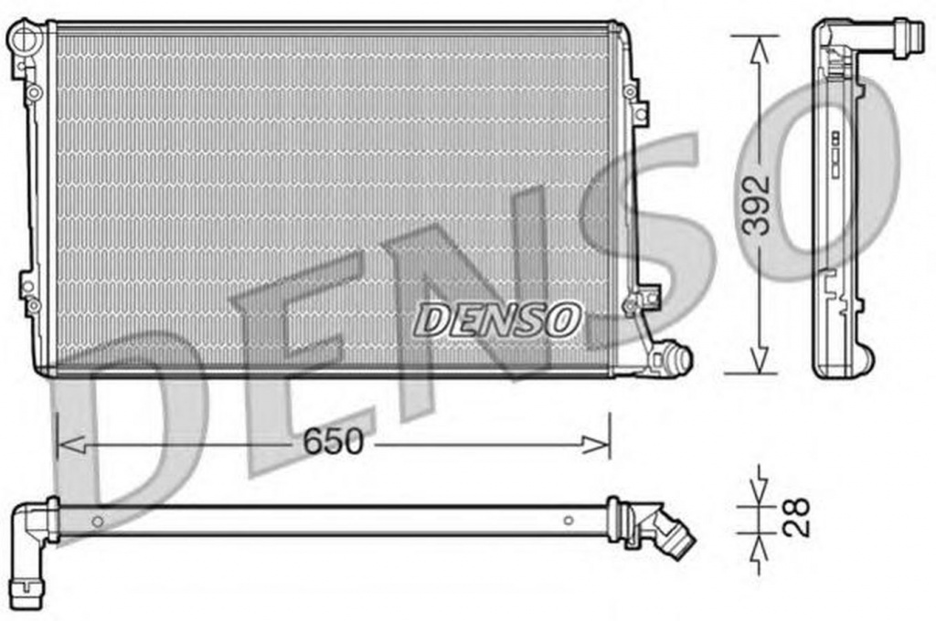 Radiator apa AUDI A3 Sportback 8PA DENSO DRM32019