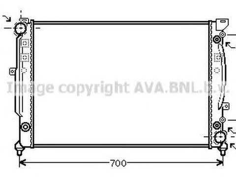 Radiator apa AUDI A4 Avant 8D5 B5 AVA I2125