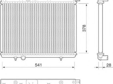 Radiator apa AUDI A6 4F2 C6 MAGNETI MARELLI 350213797000