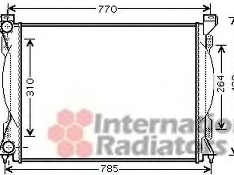 Radiator apa AUDI A6 4F2 C6 VAN WEZEL 03002233