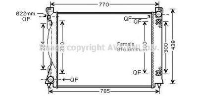 Radiator apa AUDI A6 Allroad 4FH C6 AVA I2236