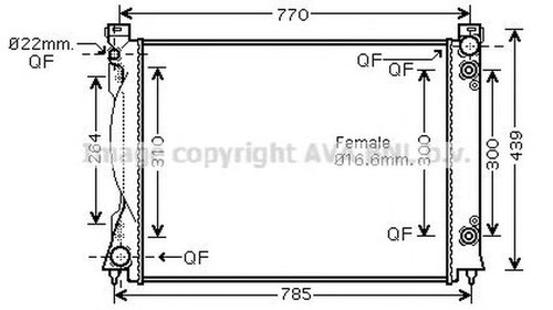 Radiator apa AUDI A6 Allroad 4FH C6 AVA 