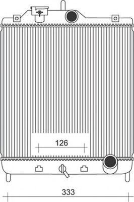 Radiator apa AUDI A6 Allroad 4FH C6 MAGNETI MARELLI 350213927000