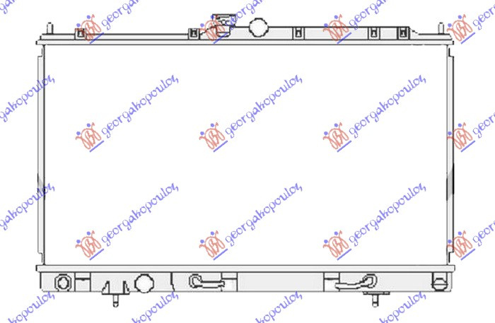 Radiator apa automat benzina MITSUBISHI LANCER 04-08 MITSUBISHI LANCER SEDAN 08-